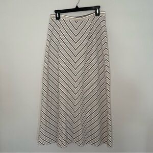 For Cynthia White and Blue Maxi Skirt – Size M
